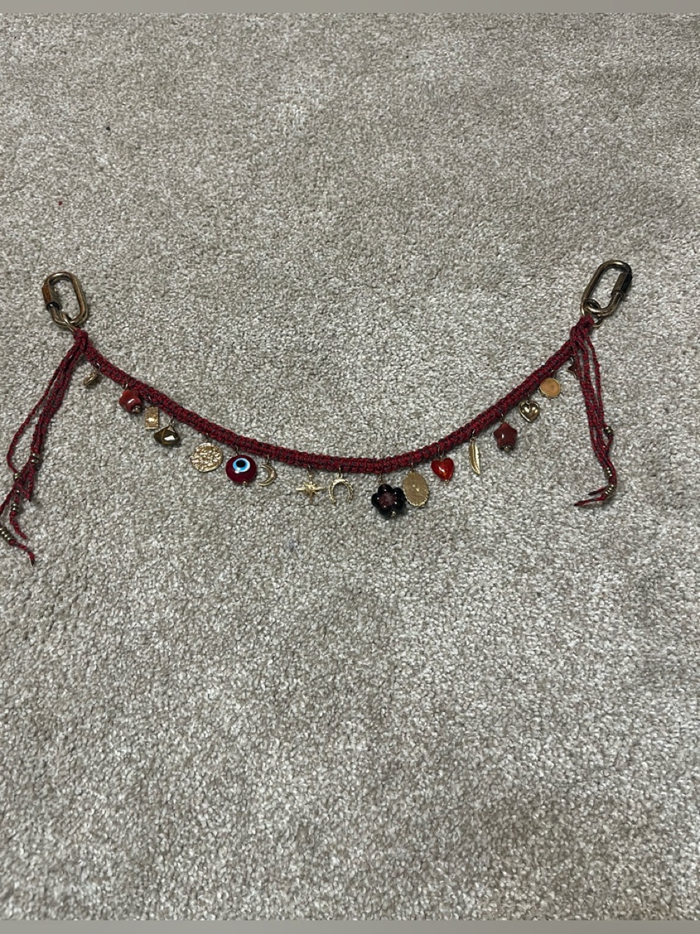 NWOT Free People Friendship Swag
Charm-Red - Picture 2 of 5